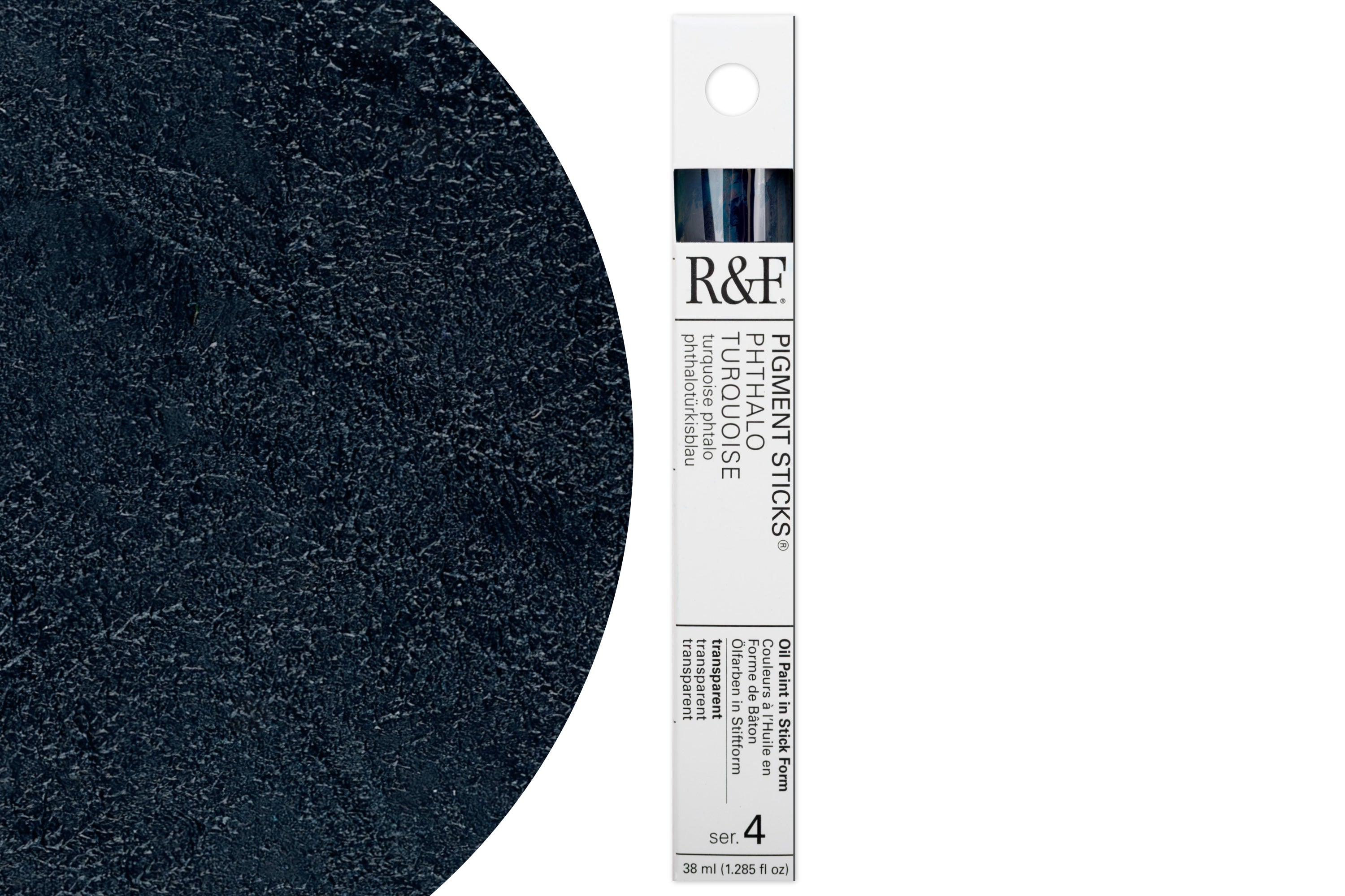 R&F Pigment Stick, Phthalo Turquoise, 38 mL