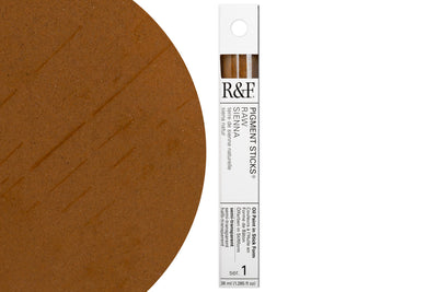 R&F Pigment Stick, Raw Sienna, 38 mL