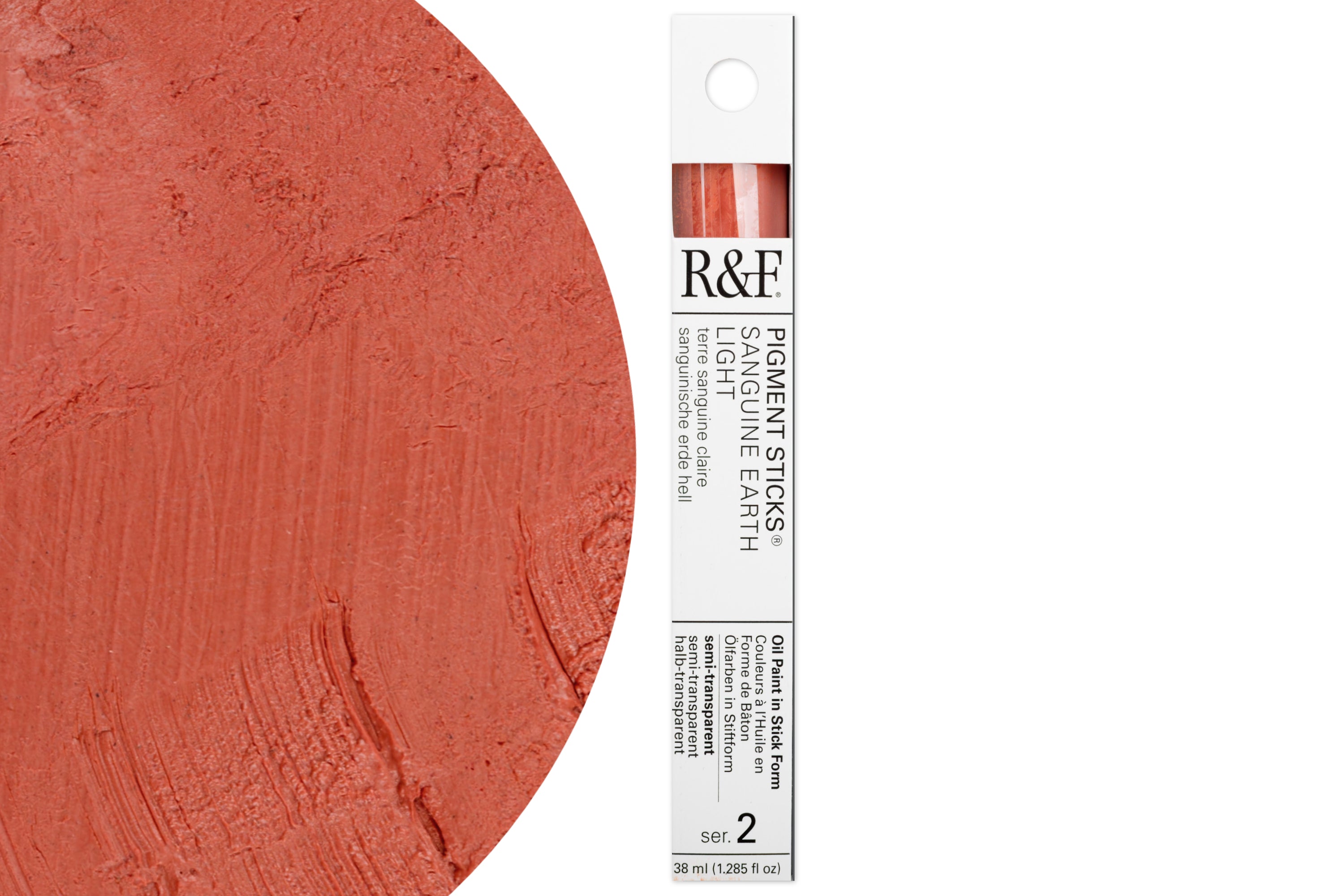 R&F Pigment Stick, Sanguine Earth Light, 38 mL