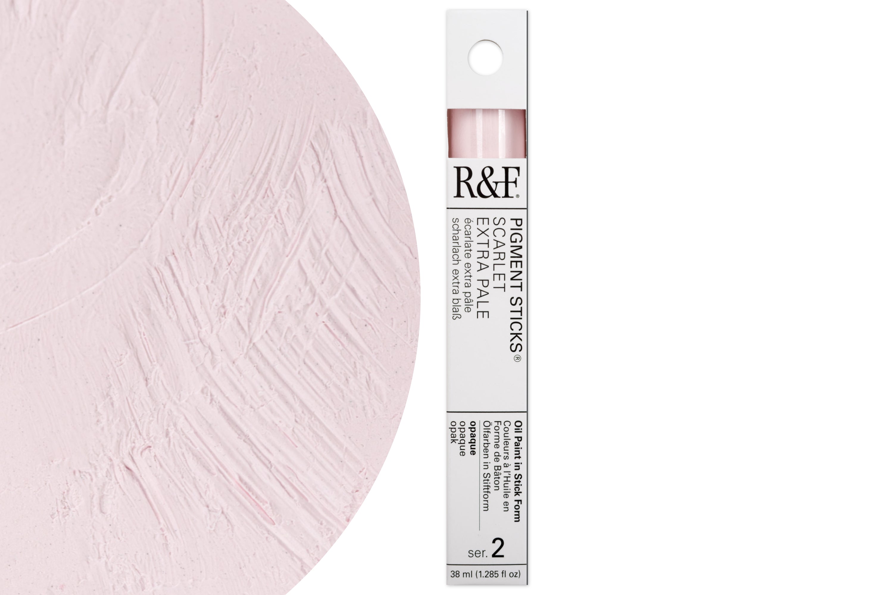 R&F Pigment Stick, Scarlet Extra Pale, 38 mL