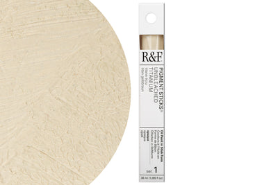 R&F Pigment Stick, Unbleached Titanium, 38 mL