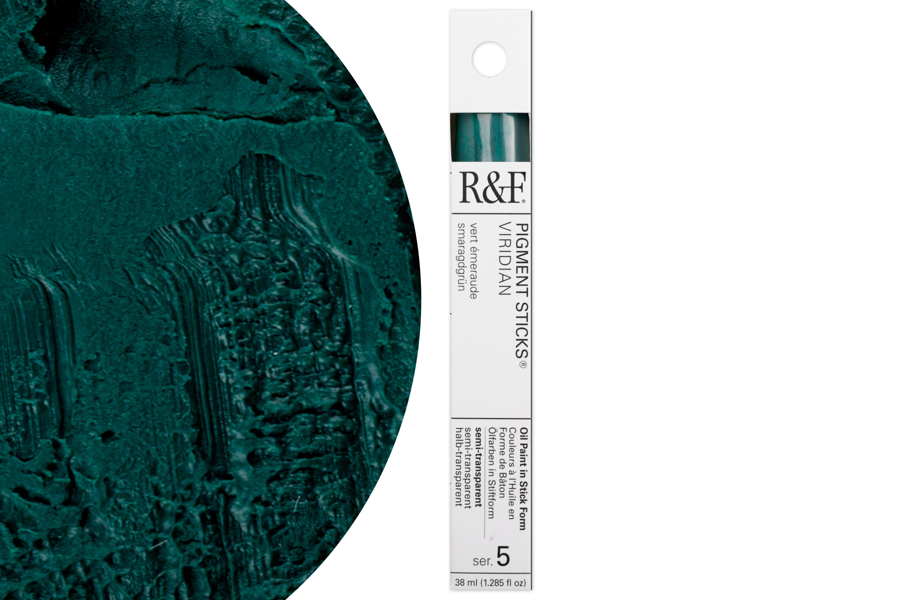 R&F Pigment Stick, Viridian, 38 mL