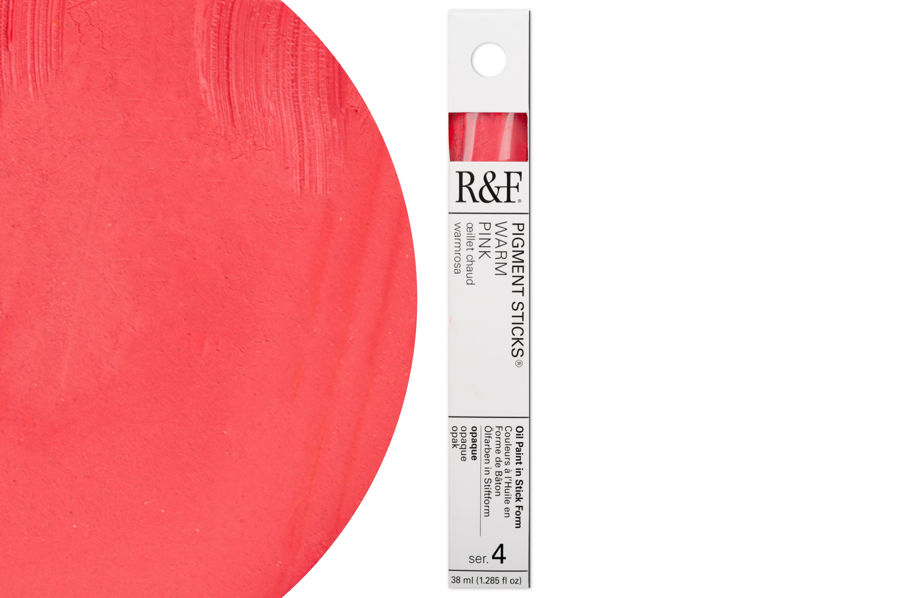 R&F Pigment Stick, Warm Pink, 38 mL