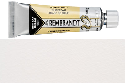Rembrandt Watercolor, 10 mL, #108 Chinese White