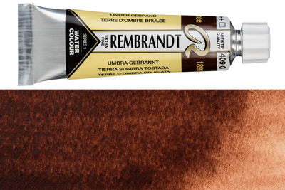Rembrandt Watercolor, 10 mL, #409 Burnt Umber