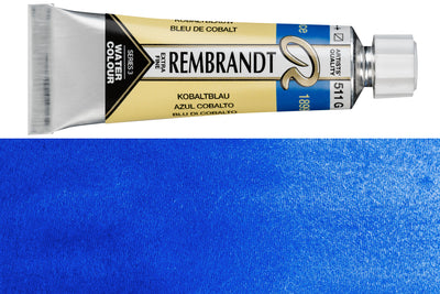 Rembrandt Watercolor, 10 mL, #511 Cobalt Blue