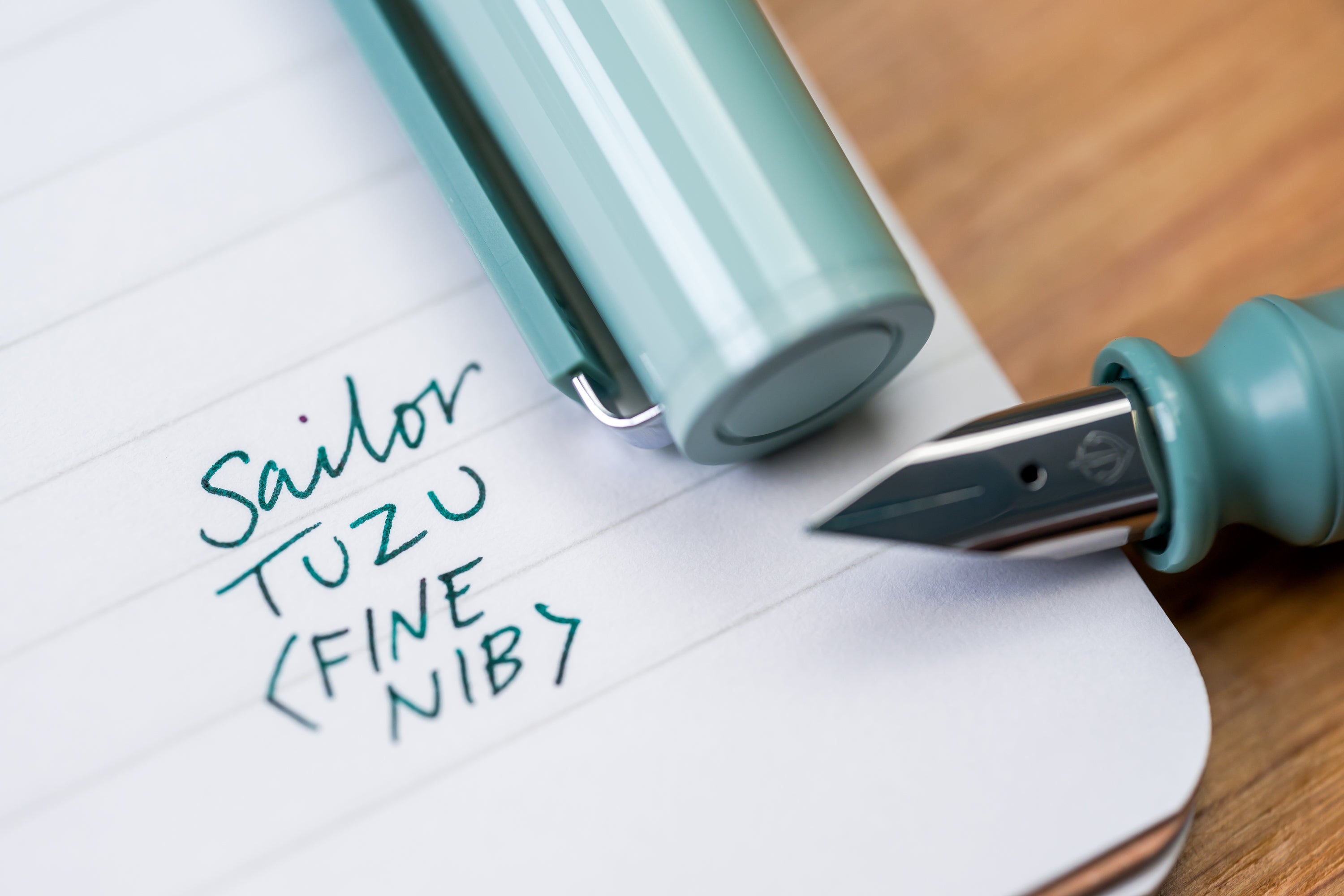 TUZU Adjust Fountain Pen, Mint Green