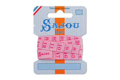 Saint-Étienne Woven Ribbon, Pink Ruler