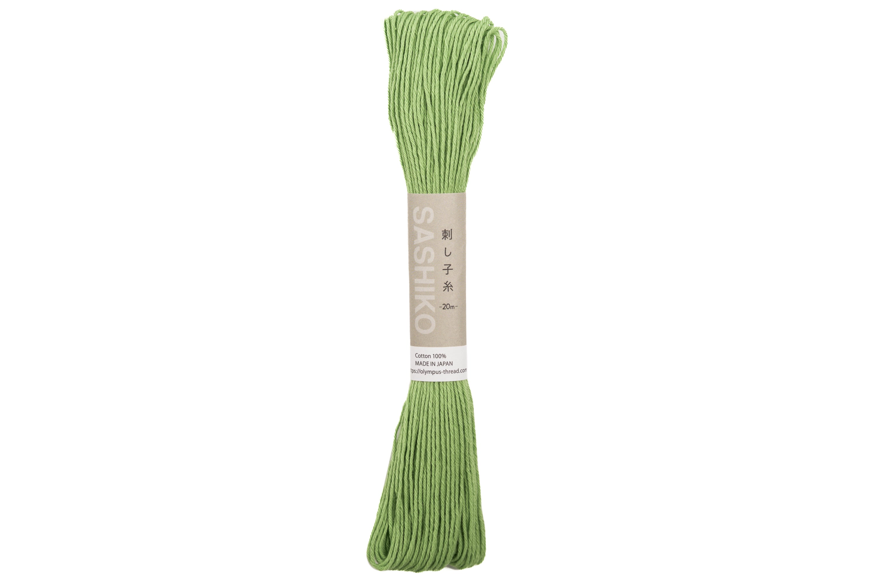 Olympus Cotton Sashiko Thread, #06 Sapling Green