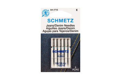 Denim Machine Needles, Set of 5