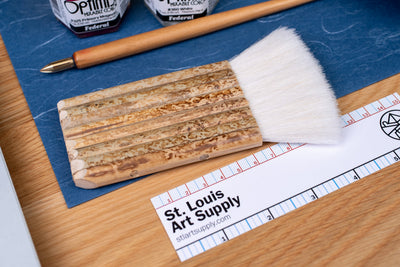 Sectional Hake Brush, 2.5"