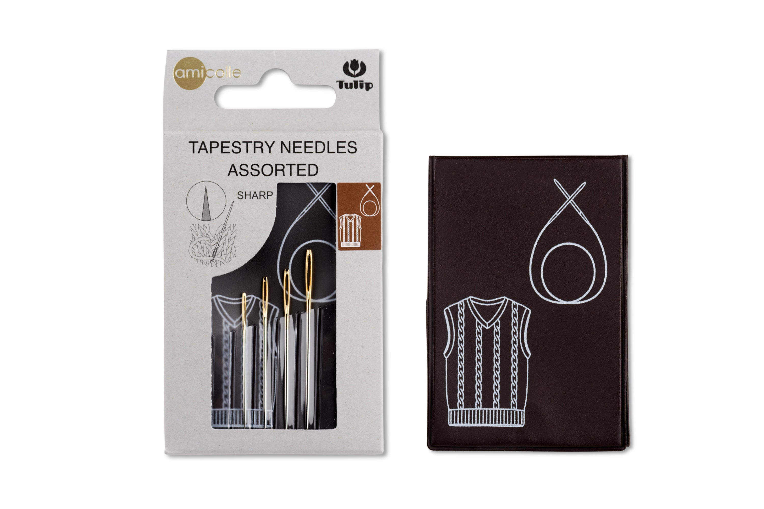 Sharp-Tip Tapestry Needles, Set of 4