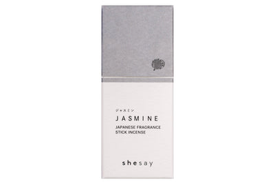 Half-Size Japanese Incense with Brass Base, Jasmine