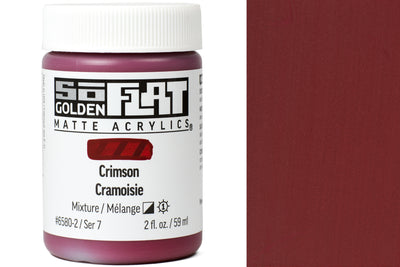 Golden SoFlat Matte Acrylics, Crimson