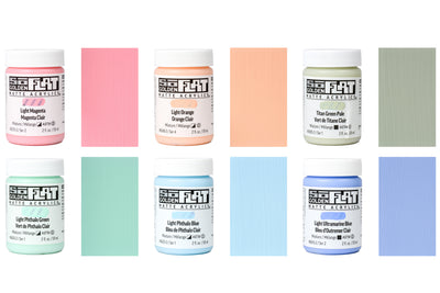 Golden SoFlat Matte Acrylics, Pastel Set of 6
