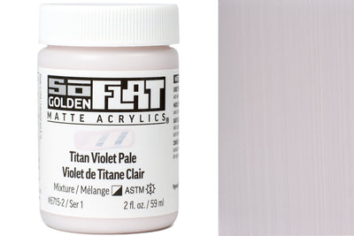 Golden SoFlat Matte Acrylics, Titan Violet Pale
