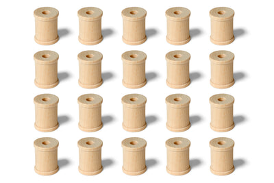 Empty Wood Spools