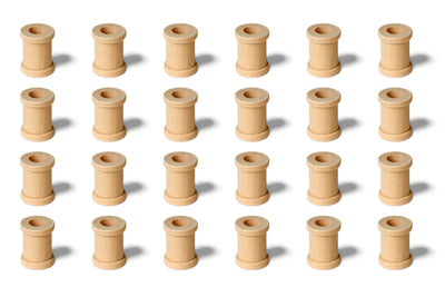 Empty Wood Spools