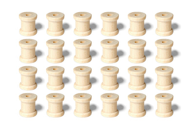 Empty Wood Spools