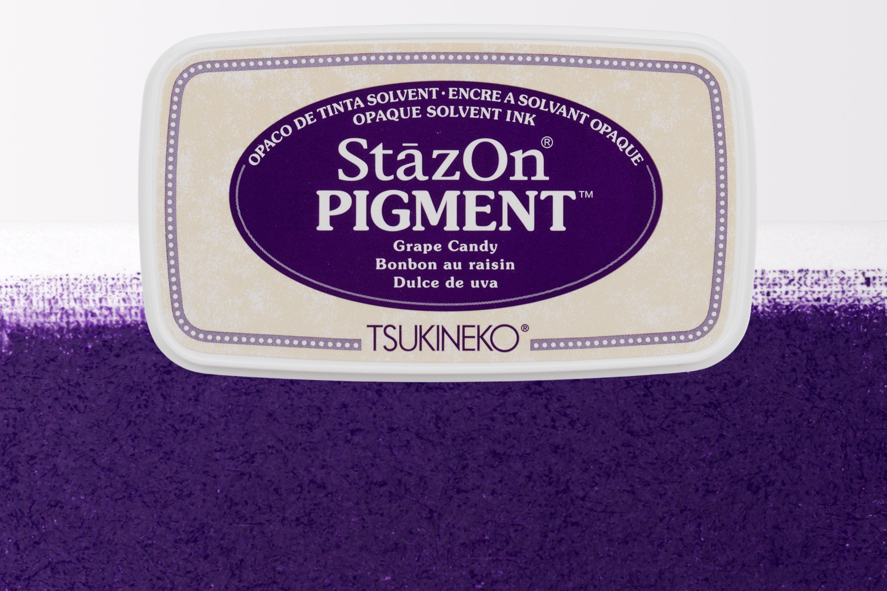 StazOn All-Surface Pigment Ink Pad, Grape Candy