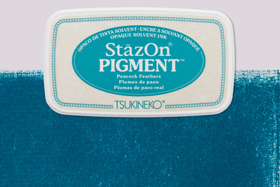 StazOn All-Surface Pigment Ink Pad, Peacock Blue