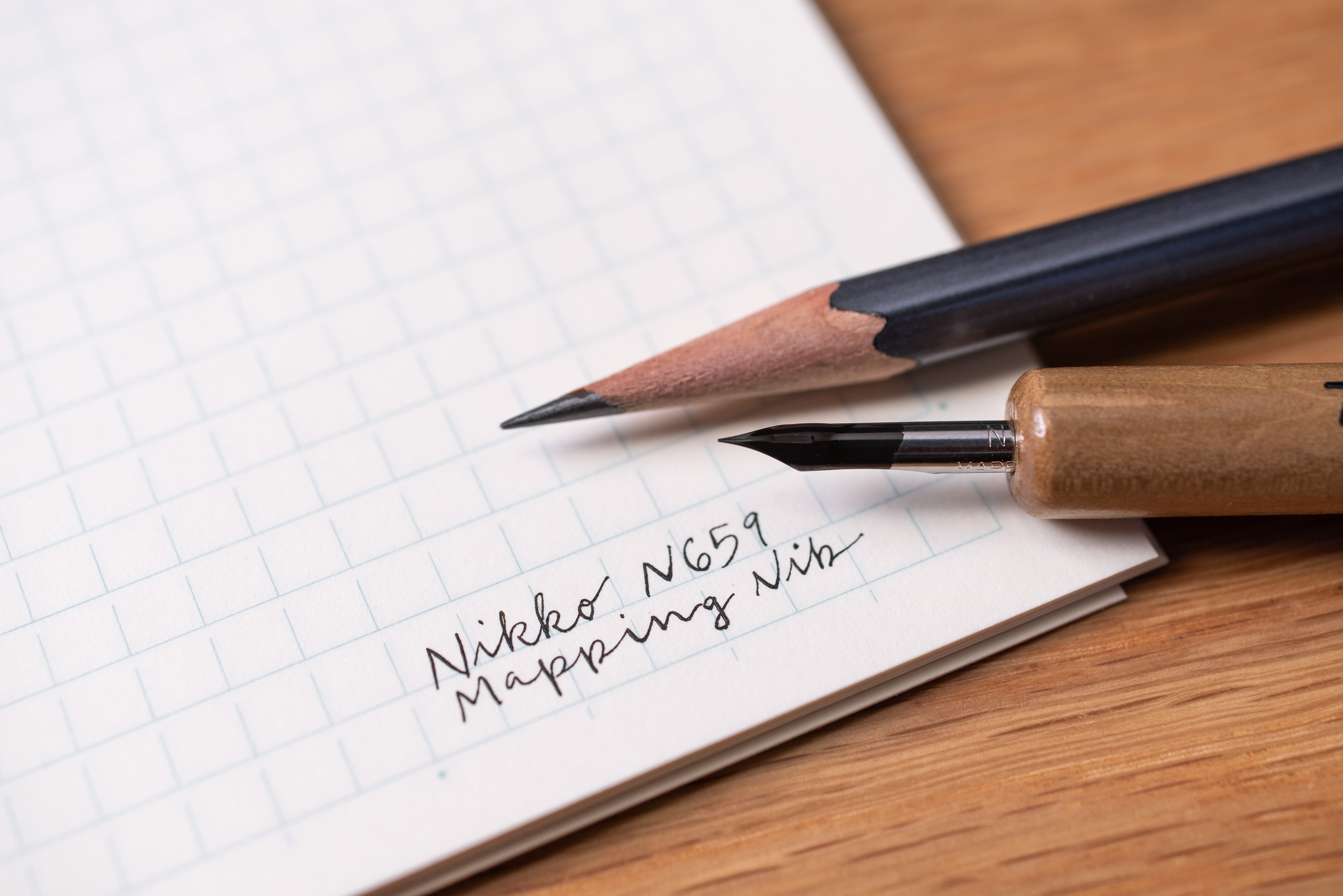 Tachikawa T-17 Tube Nib Holder, Natural Wood