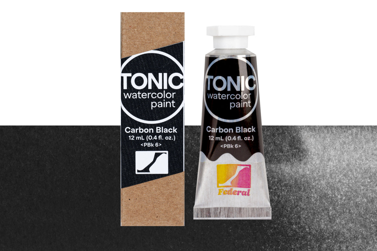 Tonic Watercolor, 12 mL Tube, #000 Carbon Black