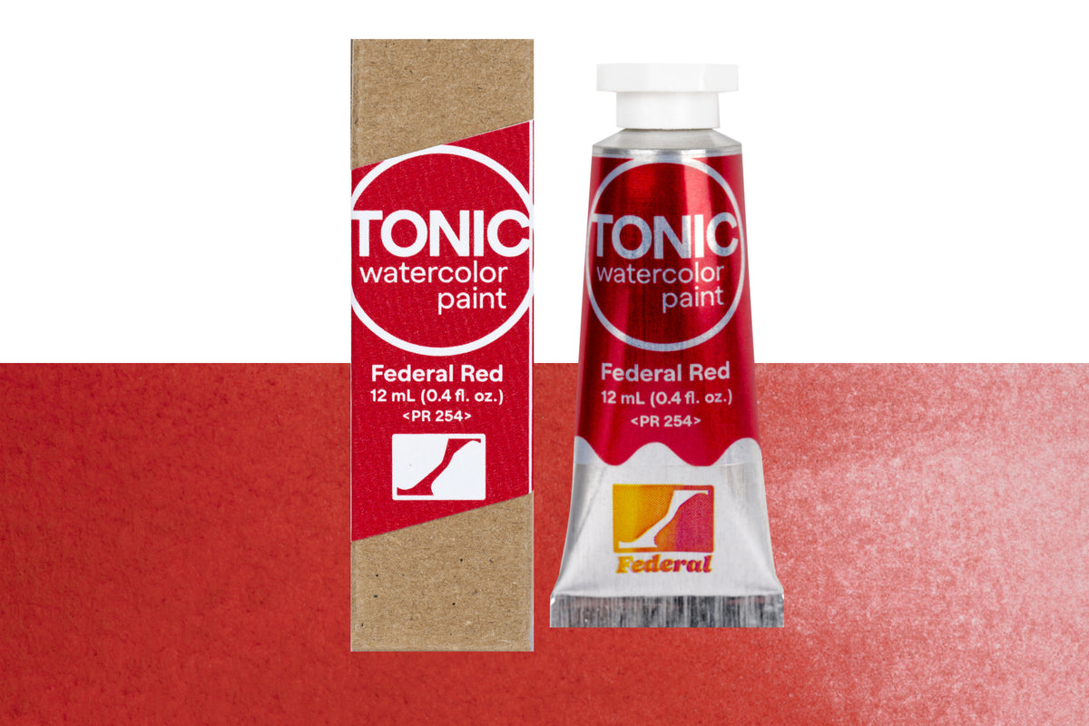 Tonic Watercolor, 12 mL Tube, #002 Federal Red