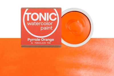 Tonic Watercolor, Porcelain Pan, #025 Pyrrole Orange