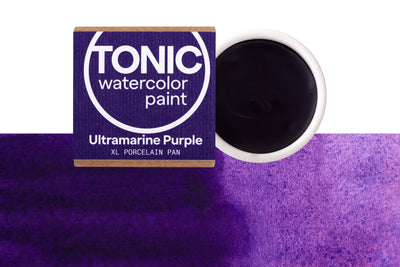 Tonic Watercolor, Porcelain Pan, #275 Ultramarine Purple