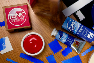 Tonic Watercolor, Porcelain Pan, #010 Azo Brown