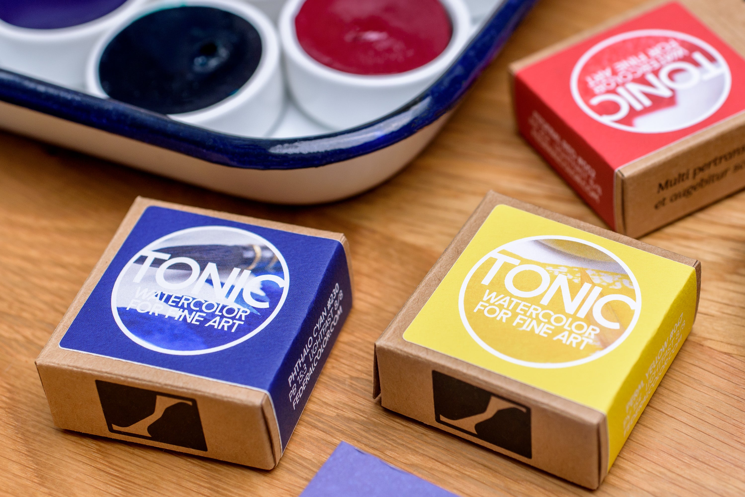 Tonic Watercolor, Porcelain Pan, #240 Phthalo Blue Reddish
