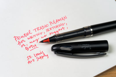 Tradio Pulaman Plastic Fountain Pen, Black