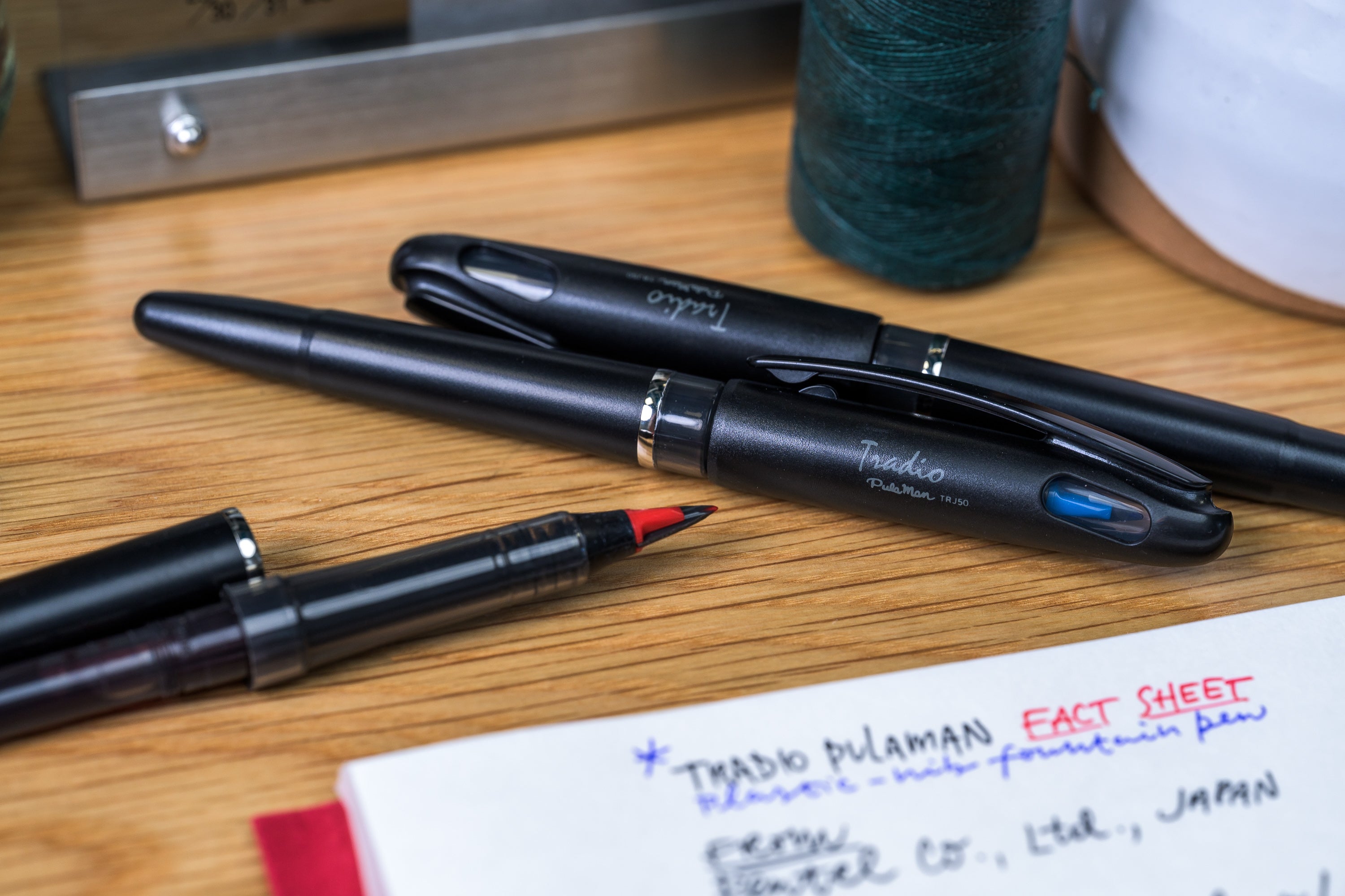 Tradio Pulaman Plastic Fountain Pen, Blue
