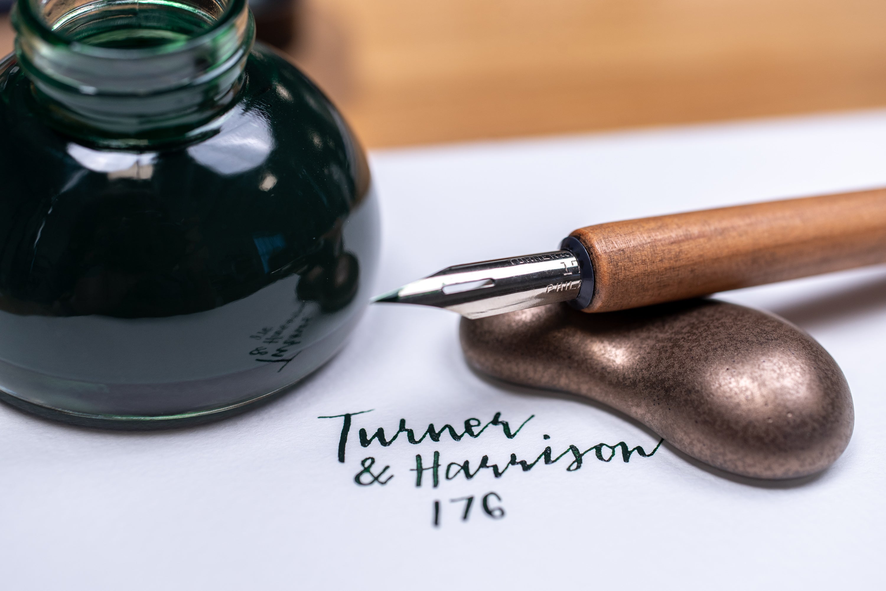 Turner & Harrison #176 Silver-Plated Fine Stub (Vintage)
