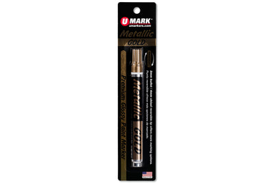 U-Mark Premium Paint Marker, Metallic Gold