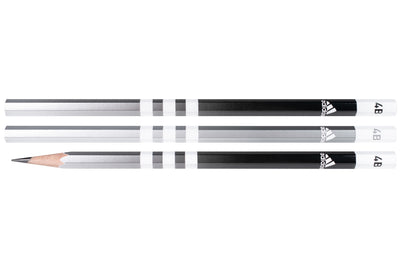 Mitsubishi ⨉ Adidas Pencils, 4B, Set of 3