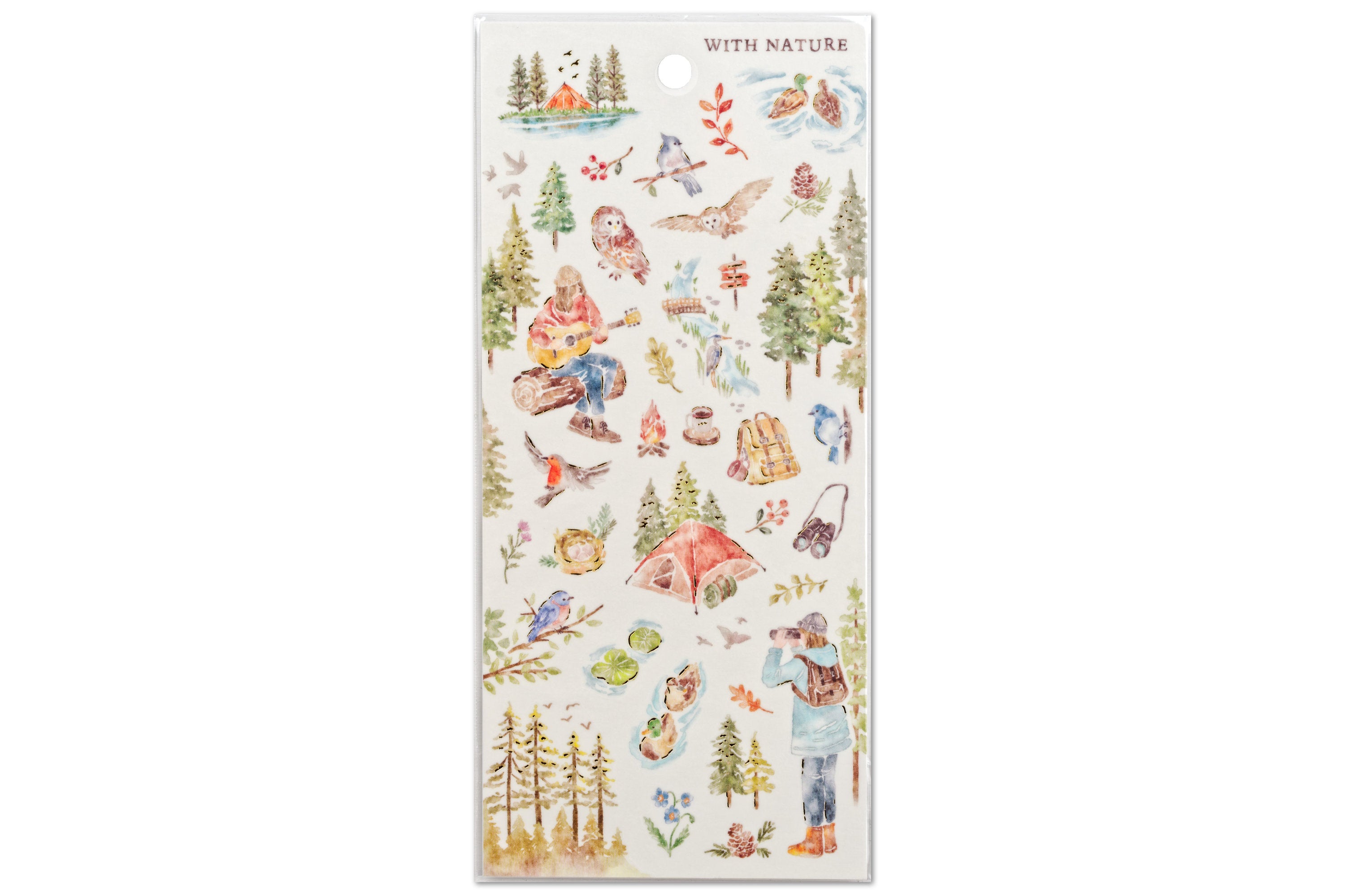 Birdwatching Washi Sticker Sheet