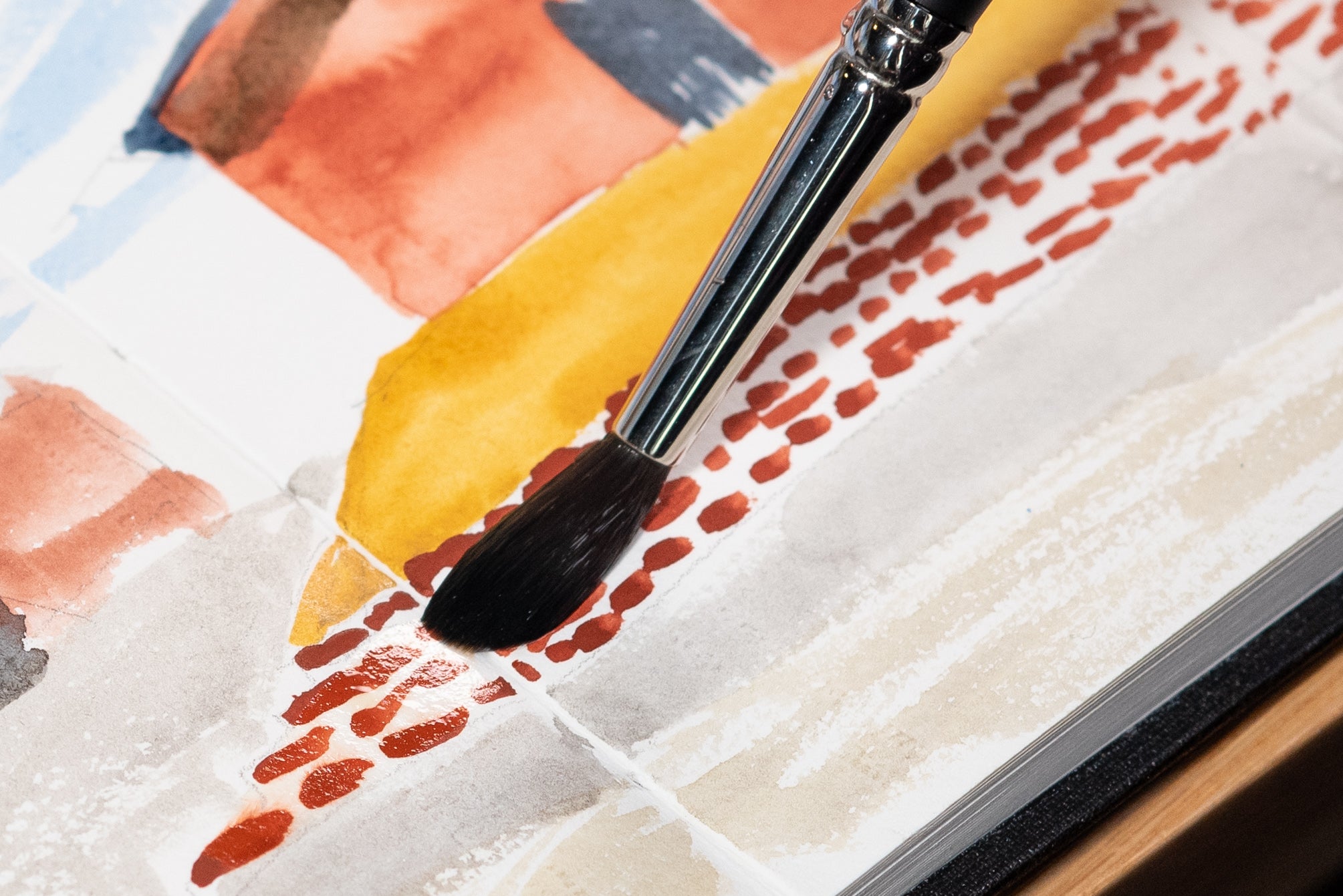 Schmincke - Horadam Watercolor Half Pan, #780 Ivory Black - St. Louis Art Supply