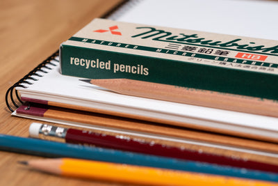 Mitsubishi Pencil Co. - Mitsubishi 9800EW Recycled Pencil, HB, Single - St. Louis Art Supply