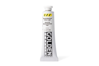 Golden Heavy Body Acrylics, Benzimidazolone Yellow Light, 2 oz. Tube