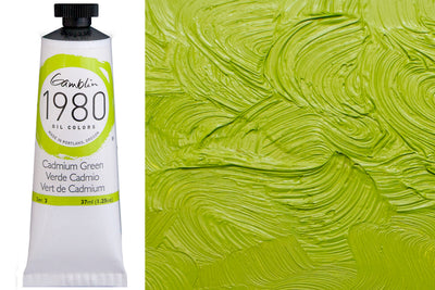 Gamblin 1980 Oil Colors, Cadmium Green