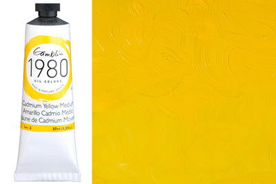 Gamblin 1980 Oil Colors, Cadmium Yellow Medium
