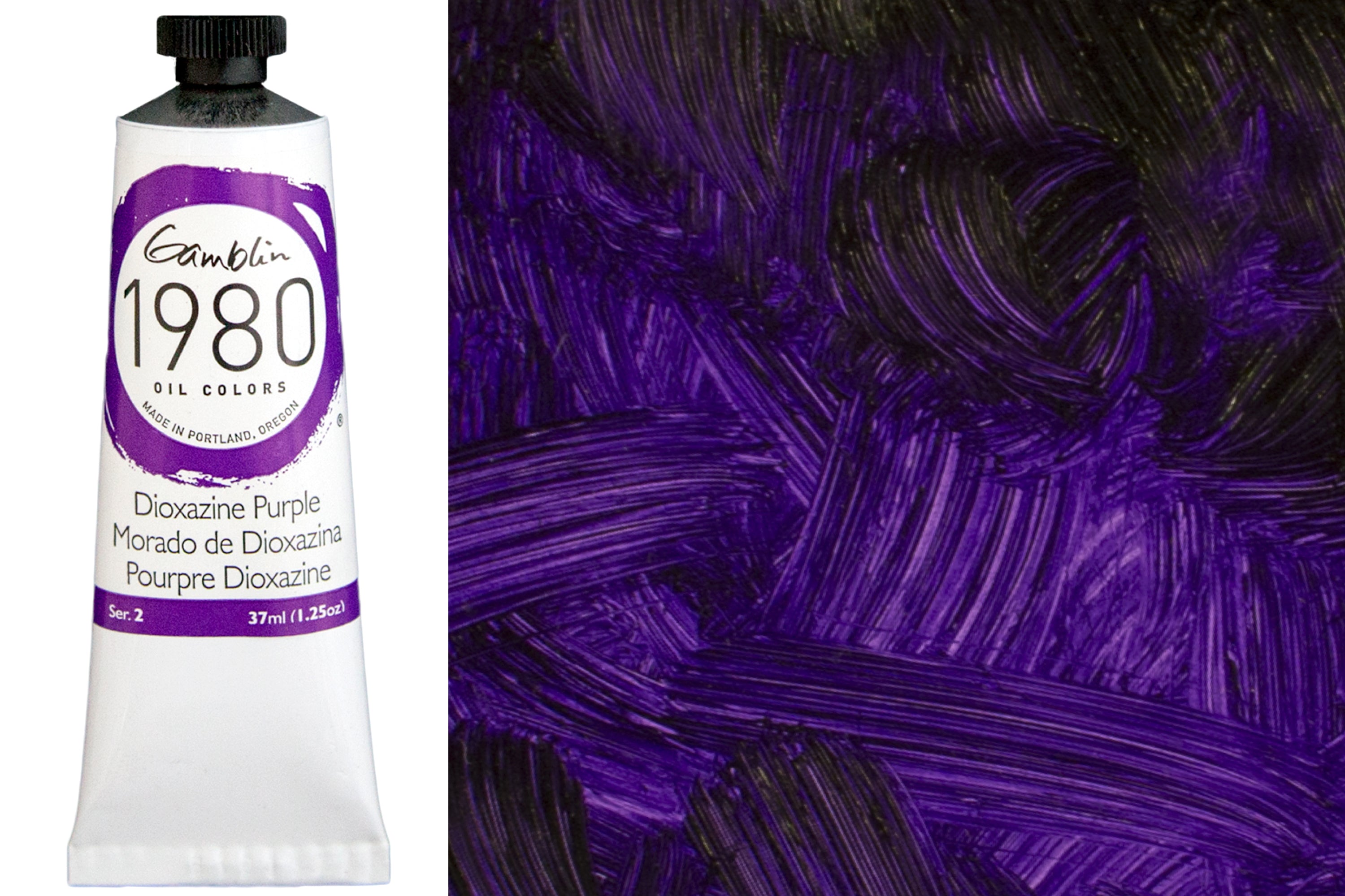 Gamblin 1980 Oil Colors, Dioxazine Purple