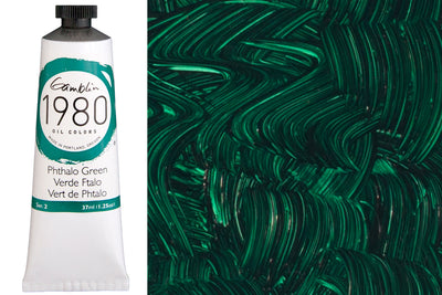 Gamblin 1980 Oil Colors, Phthalo Green