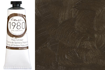 Gamblin 1980 Oil Colors, Raw Umber