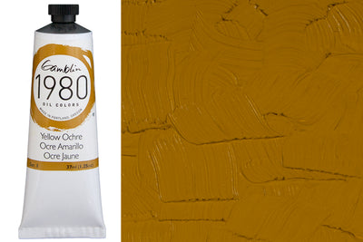 Gamblin 1980 Oil Colors, Yellow Ochre