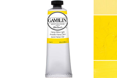 Gamblin Artist's Oil Colors, Hansa Yellow Light