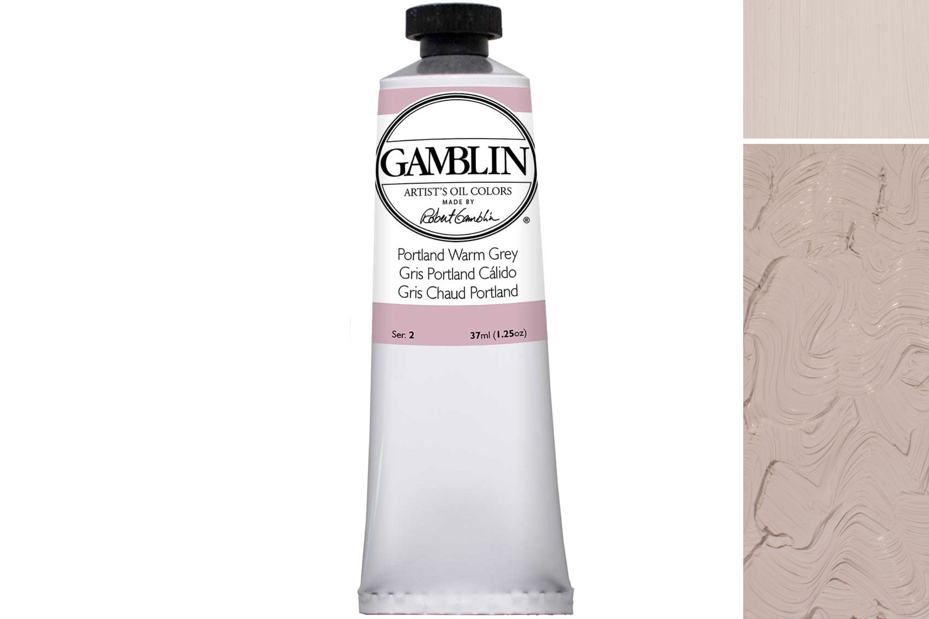 Gamblin Artist's Oil Colors, Portland Warm Grey