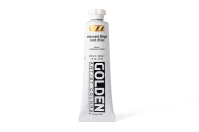 Golden Heavy Body Acrylics, Iridescent Bright Gold (Fine), 2 oz. Tube